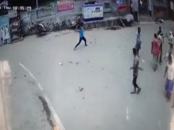 A visual from the CCTV footage of the incident. Photo/ANI