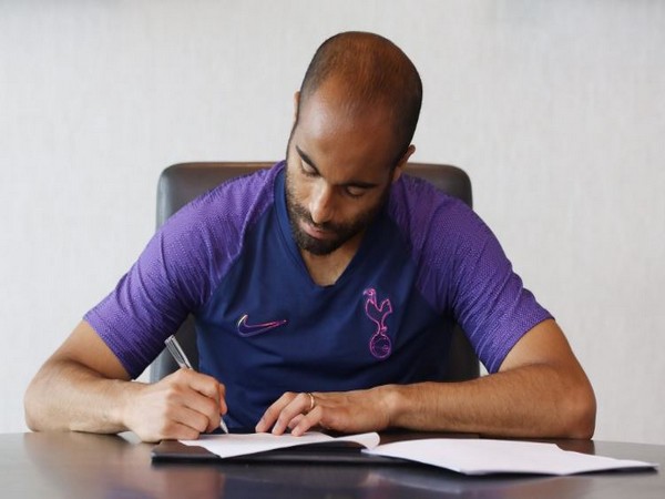 Tottenham's Lucas Moura (Photo/ Tottenham Twitter) 