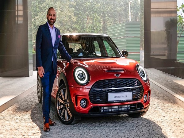 Rudratej Singh with the new MINI Clubman Indian Summer Red Edition