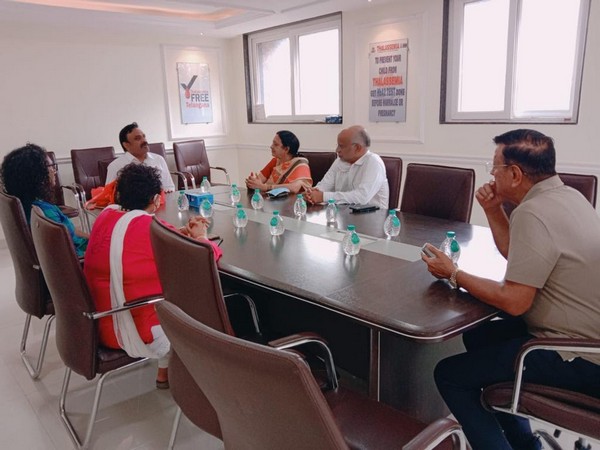 Mr. Ambati Murali Krishna with Chandrakant Agarwal, President TSCS during his visit to their facility. 