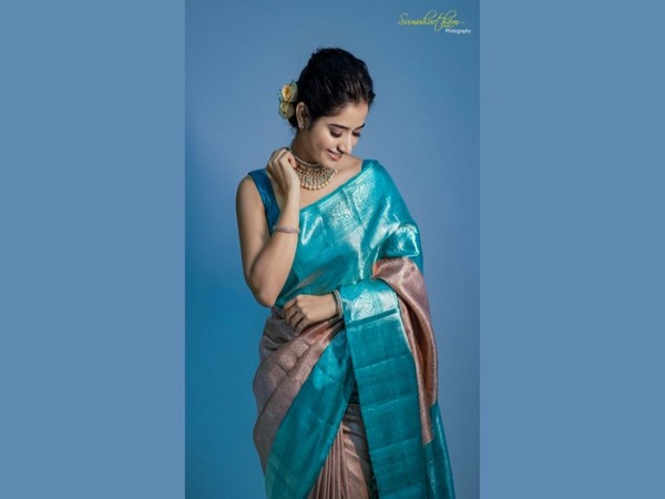 Check out this stunning temple-themed saree store in HSR layout!