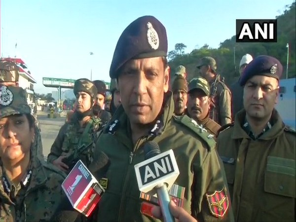 IG, Jammu Mukesh Singh speaking to reporters on Friday. photo/ANI