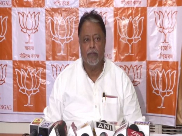 BJP leader Mukul Roy while addressing a press conference in Kolkata, West Bengal on Saturday. Photo/ANI