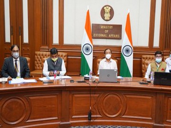 Minister of State for External Affairs V Muraleedharan during a meeting with Vice Foreign Minister of Syria, HE Faysal Mekdad on Thursday.