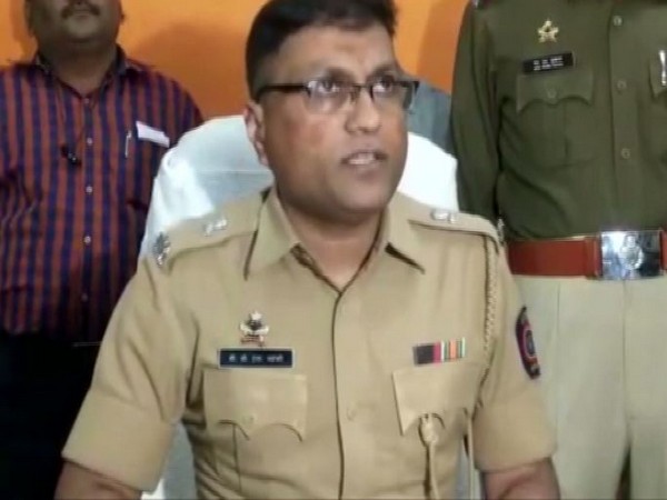 Deputy Commissioner of Police (DCP) Zone 12 Mumbai, DS Swami speaking to reporters in Mumbai. Photo/ANI