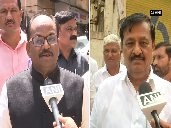 Maharashtra Agriculture Minister Anil Bonde (left) and Maharashtra Cabinet Minister Subhash Deshmukh 