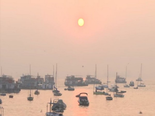 People watched the sunrise at Gateway of India on the first day of 2020. Photo/ANI