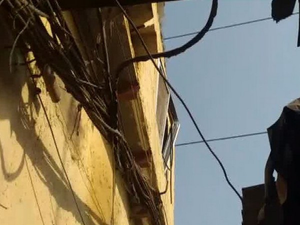 The incident took place at around 4.30 pm after high tension wire fell on the house.