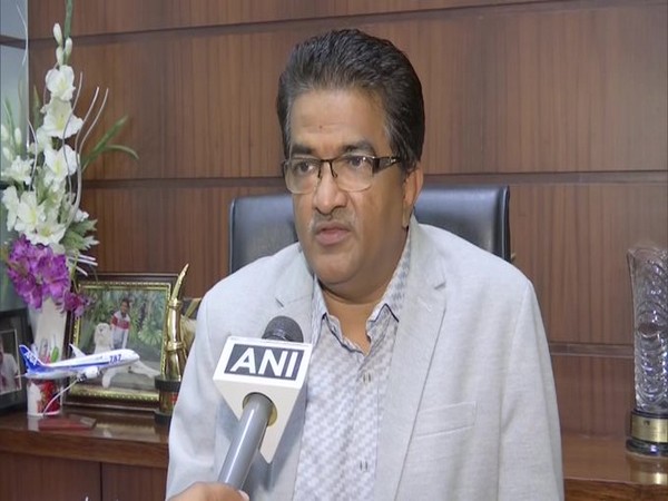 Madhav Oza, Director, Blue Star Air Travel Services speaks to ANI in Mumbai on Sunday [Photo/ANI]