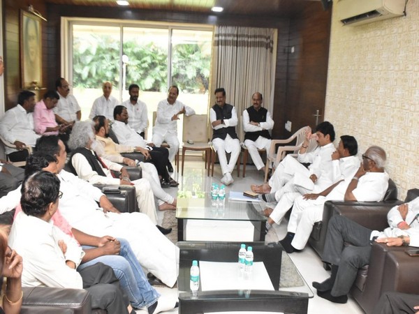 Meeting underway between Congress-Nationalist Congress Party (NCP) leaders and other alliance partners, in Mumbai.