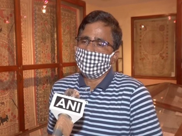 Bijan K Mondal, Curator of the Gurusaday Museum speaking to ANI in Kolkata. [Photo/ANI]