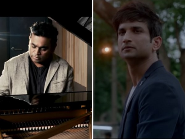 AR Rahman along with 'Dil Bechara' music team pay tribute to late actor Sushant Singh Rajput (Image source: YouTube) 