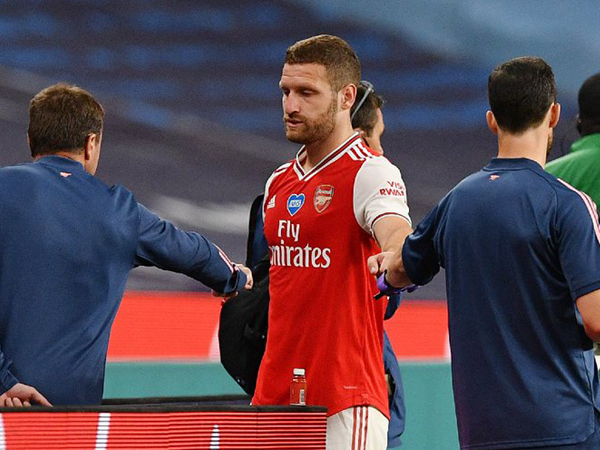Arsenal defender Shkodran Mustafi. (Photo/Arsenal Twitter)