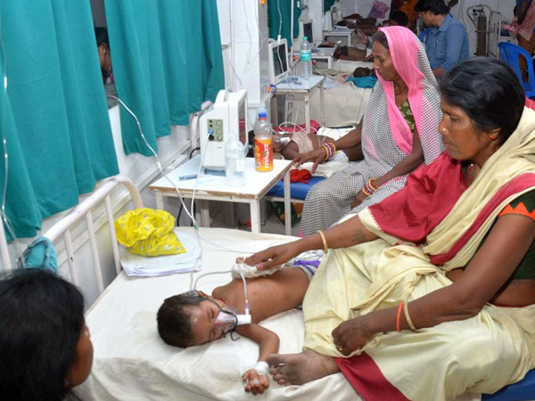 Visuals from hospital in Muzaffarpur, Bihar