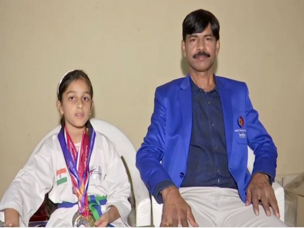 Myra Taneja and her coach Jayanth Reddy