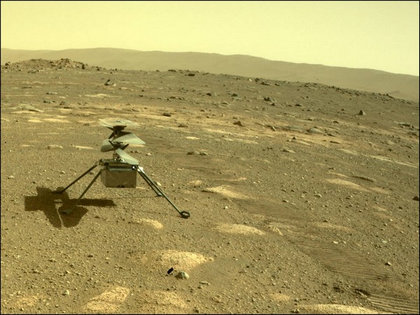 NASA's Ingenuity helicopter on Mars on the 44th Martian day, or sol of the mission (Photo/Credit: NASA/JPL-Caltech)