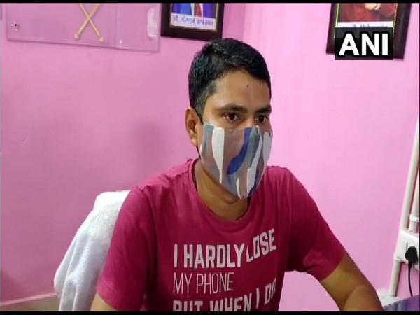 Akhilesh Kaushik, SDPO Sukma, Chhattisgarh speaking to ANI on Friday. (Photo/ANI)