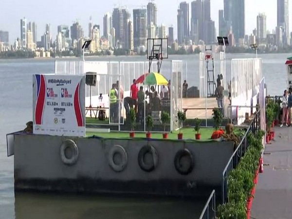 NBA brings first-ever floating basketball court in India on Wednesday. 