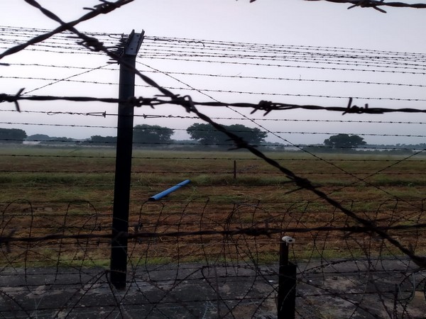 58 packets of drugs and two pistols seized on zero line at Pakistan side at BSF post, Budhwar on Sunday.