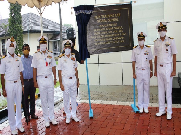 Vice Admiral Anil Kumar Chawla inaugurated Naval Communication Network (NCN) Training Lab 