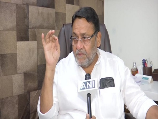 NCP leader Nawab Malik speaking to ANI in Mumbai on Saturday. Photo/ANI