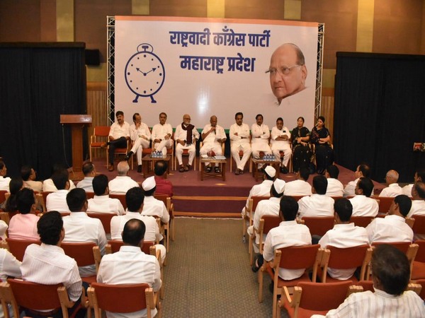 Visual from NCP core committee meeting in Mumbai