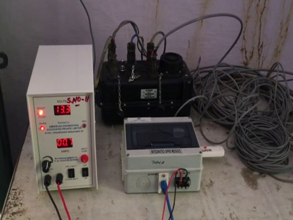 Equipment set up by NCS team in the village