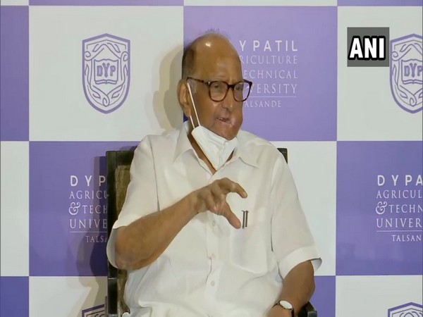 NCP chief Sharad Pawar speaking at a event in Mumbai on Thursday.