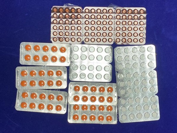 455 tablets of Psychotropic Drugs seized at Chennai airport (Photo/ANI)