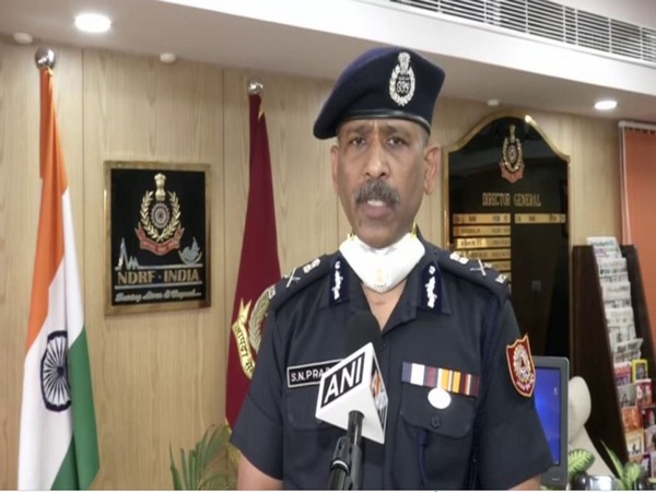 SN Pradhan, Director General of National Disaster Response Force (NDRF) speaking to ANI on Friday. Photo/ANI