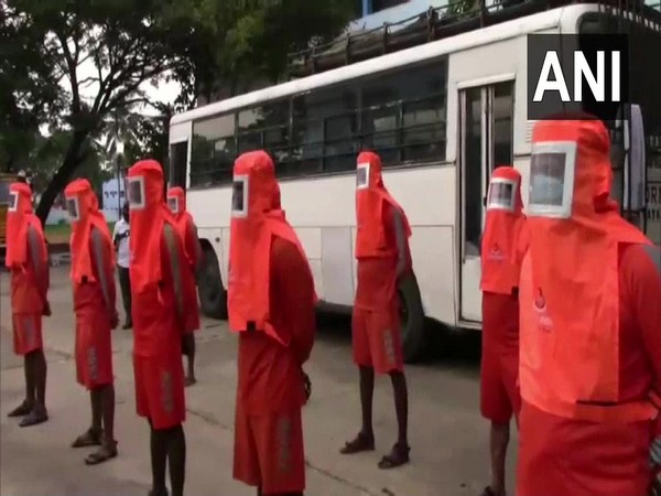 NDRF teams deployed at Thoothukudi in Tamil Nadu (Photo ANI)
