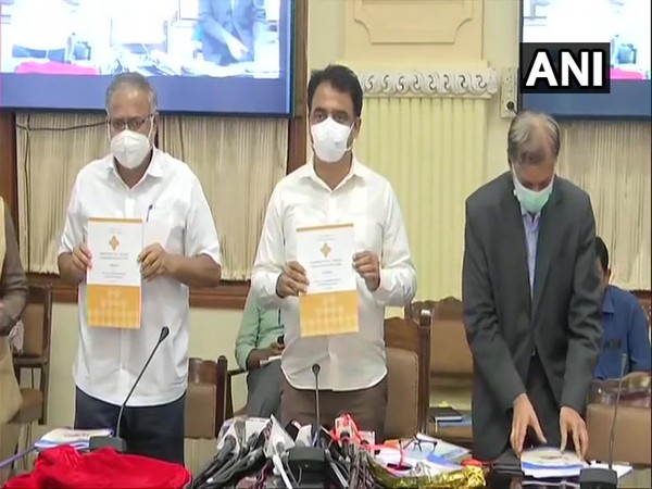 Visuals from the press conference in Bengaluru on Saturday. Photo/ANI