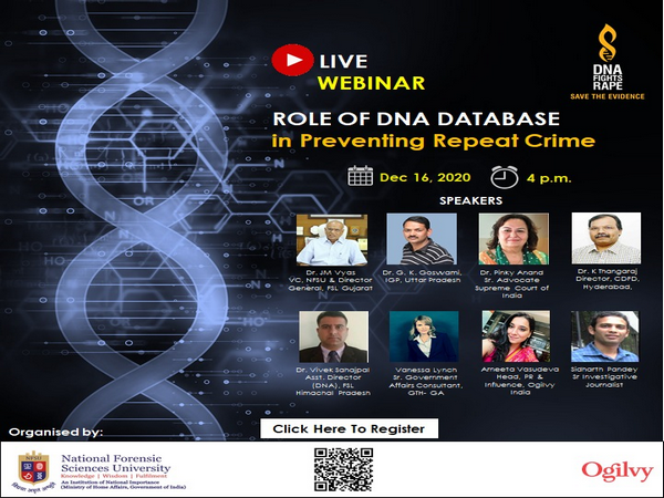 Live Webinar on 'Role of DNA Database in Preventing Repeat Crime'