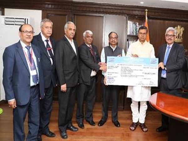 Union Minister of Power, New and Renewable Energy R K Singh received dividend payout bank advice from NHPC officials.