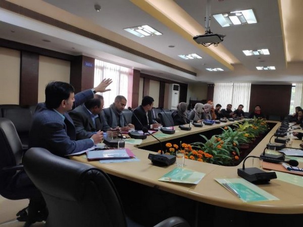 The meeting between NHRC team and Jamia students will continue for 4 days. Photo/ANI