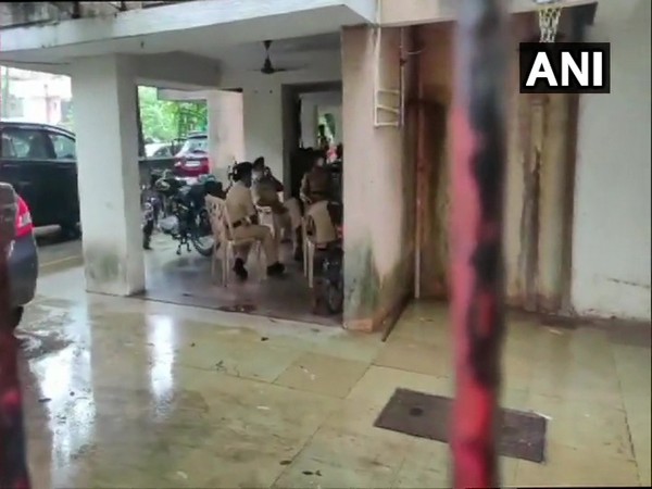 Visual from Pradeep Sharma's residence. (Photo/ ANI)