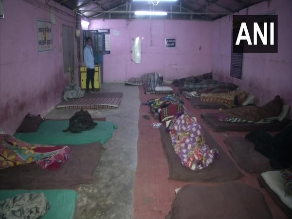 The night shelter near Nigam Bodh Ghat in Delhi. (Photo/ANI)