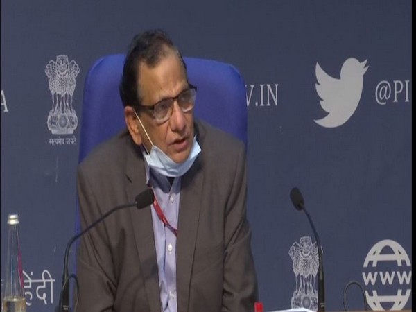 Dr VK Paul, Member (Health), NITI Aayog speaking during press conference in New Delhi on Tuesday. [Photo/ANI]
