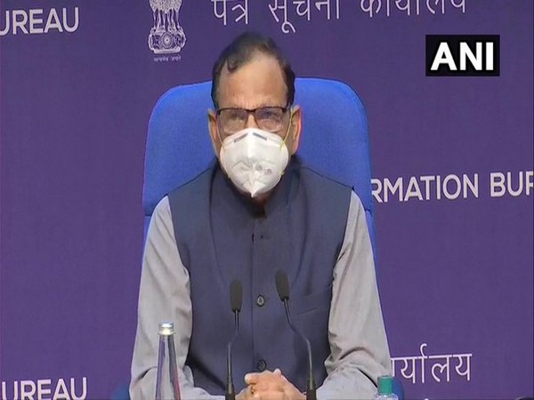 Dr VK Paul, Member-Health, NITI Aayog addressing a weekly press conference on Friday.