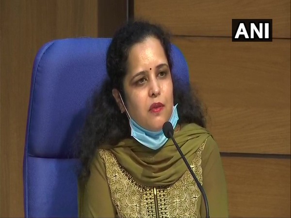 ICMR Senior scientist Nivedita Gupta addressing a press conference in New Delhi on Thursday. (Photo/ANI)