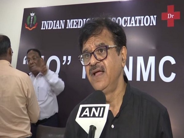 IMA spokesperson Narendra Saini speaking to ANI in New Delhi on Monday.