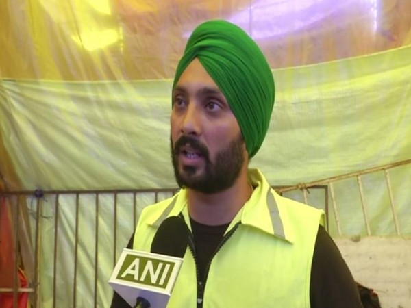 Young non-resident Indians have joined the farmer agitation at Singhu border to show their solidarity with the agitation. (Photo/ANI)