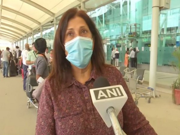 Manjeet Kaur, an NRI, appealed to people to maintain social distancing and look after everyone in need. Photo/ANI