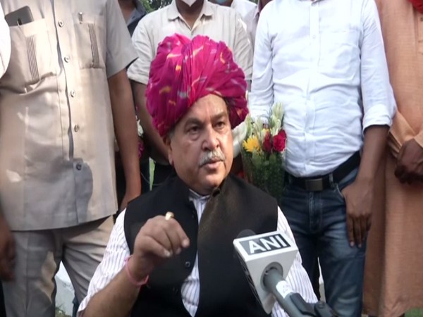 Union Agriculture Minister Narendra Singh Tomar speaking to ANI in New Delhi on Sunday.