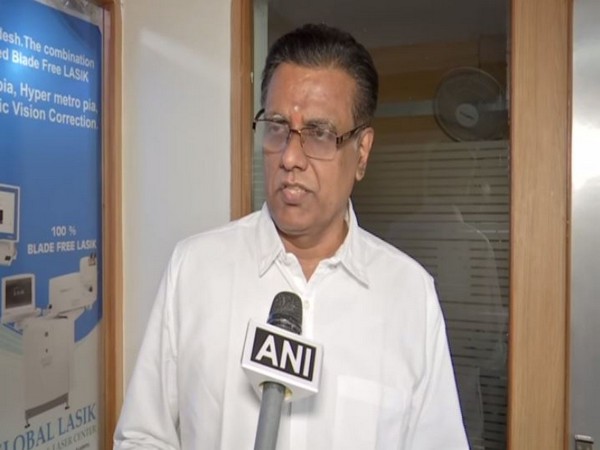 Telangana BJP Spokesperson NV Subhash (Photo/ANI)