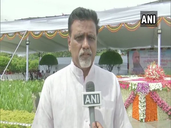 Grandson of former prime minister PV Narasimha Rao, NV Subhash, speaking to ANI in Hyderabad on Friday.