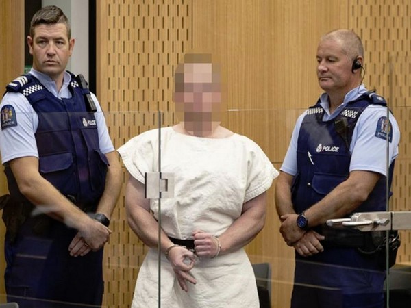 The 28-year-old terror accused in a Christchurch court on March 16 .