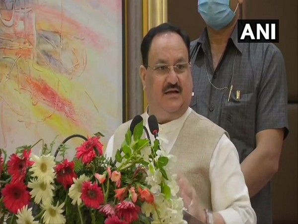 BJP national president Jagat Prakash Nadda speaking during meeting in West Bengal on Monday. Photo/ANI