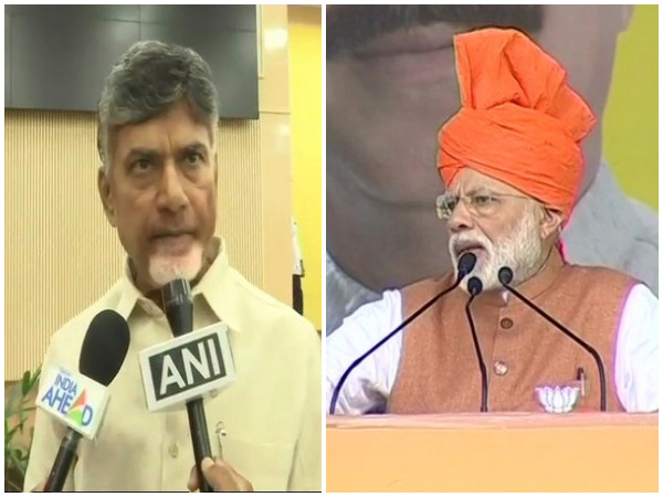 Andhra Pradesh Chief Minister N Chandrababu Naidu (left) and Prime Minister Narendra Modi (right)