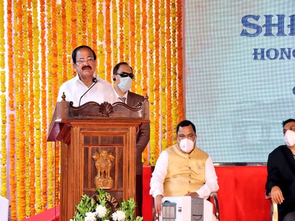 Vice President, M.Venkaiah Naidu speaks at Goa Legislative Assembly function (Photo: Twitter)
